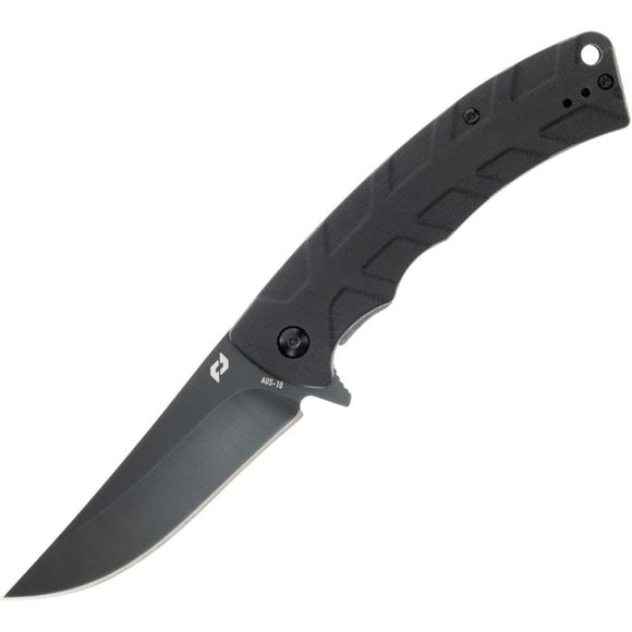 Schrade Ferocity Folding Pocket Knife A/O Linerlock Black G10 AUS-10A 1159310