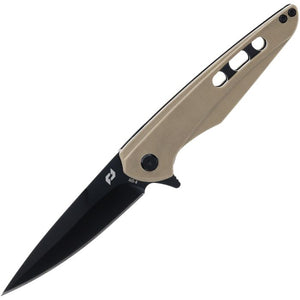 Schrade Kinetic Linerlock Tan G10 Folding AUS-8 Stainless Steel Pocket Knife 1159316