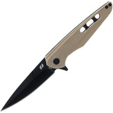 Schrade Kinetic Linerlock Tan G10 Folding AUS-8 Stainless Steel Pocket Knife 1159316