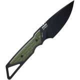 Schrade Outback OD Green AUS-8 Stainless Steel Fixed Blade Knife 1182497