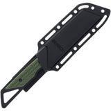 Schrade Outback OD Green AUS-8 Stainless Cleaver Fixed Blade Knife 1182498