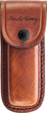 SCHRADE Uncle Henry Brown Leather Knife Sheath Fits 3-4" Folding Knives LS6