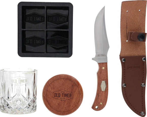 Schrade OT Whiskey & Fixed Blade Gift Set  1207769