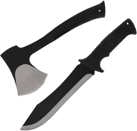 Schrade Machete/Axe Fixed Blade Combo Gift Set 1227066
