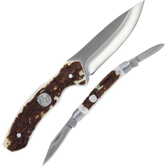 Schrade Uncle Henry Fixed & Folding Knife Combo Gift Set 1227081