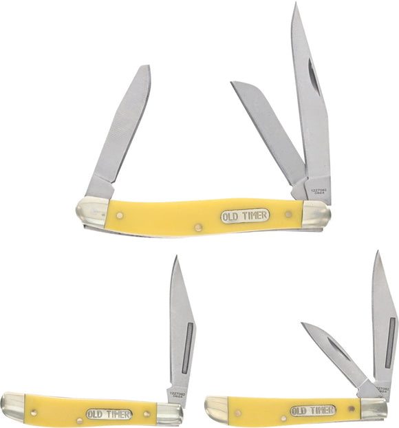 Schrade Old Timer Folding Knife Combo Gift Set 1227082