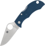 Spyderco Manbug Lockback Cobalt Blue FRN Folding CPM-SPY27 Pocket Knife MPCBL