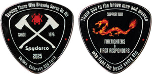 Spyderco Fire Dragon 2025 Collectable Challenge Coin COINFD2025