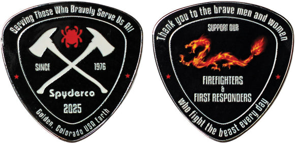 Spyderco Fire Dragon 2025 Collectable Challenge Coin COINFD2025