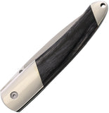 Santa Fe Stoneworks Linerlock Malachite & Wood Folding Stainless Pocket Knife 70M
