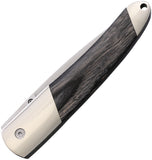 Santa Fe Stoneworks Linerlock Turquoise & Wood Folding Stainless Pocket Knife 70TUR