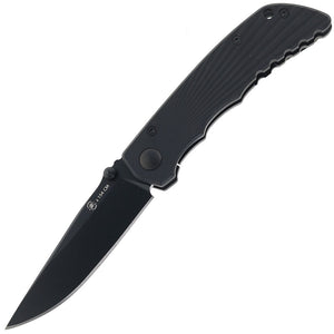 Spartan Blades Talos II Framelock Blackout Starburst Aluminum Folding 154CM Knife BL13BKBK