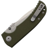 Spartan Blades Astor Green G10 Drop Point 154CM Folding Knife bl8gr