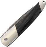 Santa Fe Stoneworks Linerlock Blood Stone & Wood Folding Damasucs Pocket Knife DJS70BB