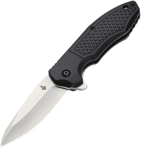 Saffire Lojo Linerlock Black FRN Folding 8Cr14MoV Pocket Knife A104402