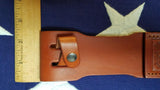 Brown Leather Sheath For Straight Fixed Blade Knife Up To 7" Blade 1136