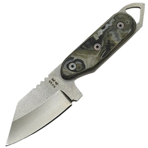 Shed Knives 2024 Tanto Camo G10 154-CM Fixed Blade Knife w/ Sheath 24USOD