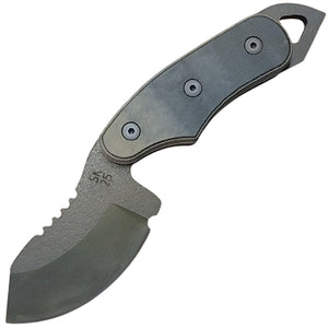 Shed 2025 Resilience Coyote Tan & Black G10 154-CM Fixed Blade Knife 25RECT