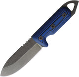 Shed Knives 2026 Journey Atlantic Blue & Black G10 154CM Fixed Blade Knife 26JOAB