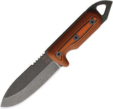 Shed Knives 2026 Journey Skur Orange & Black G10 154CM Fixed Blade Knife 26JOSO