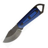 Shed Knives 2026 Skur Atlantic Blue & Black G10 154CM Drop Pt Fixed Blade Knife 26SKAB