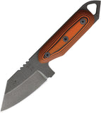 Shed Knives 2026 US Tanto Orange G10 154CM Fixed Blade Knife 26SKUSSO