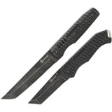 Reapr Tac Tanto Black Stonewashed Stainless Steel Fixed Blade Set 11008