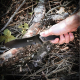 Reapr Versa Hori Hori Black & Brown TPR Stainless Fixed Blade Knife 11017