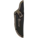 Reapr Versa Camp Black & Brown TPR Stainless Steel Fixed Blade Knife 11018