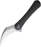 Shieldon Scythe Linerlock Black Micarta & G10 Folding 154CM Pocket Knife DC01A