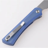 Shieldon Rain Linerlock Blue Micarta Folding 154CM Pocket Knife MP01A