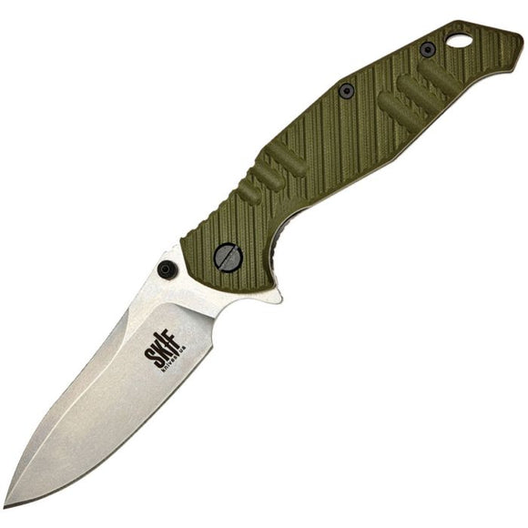 SKIF Knives Adventure Framelock Green G10 Folding 9Cr18MoV Pocket Knife 424SEG