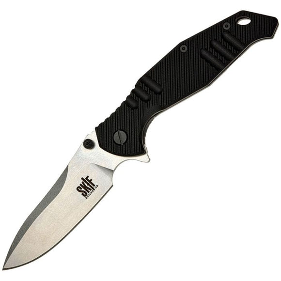 SKIF Knives Adventure Framelock Black G10 Folding 9Cr18MoV Pocket Knife 424SE