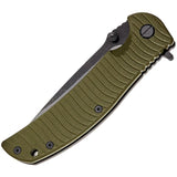 SKIF Knives Urbanite Framelock OD Olive G10 Folding 9Cr18MoV Pocket Knife 425SEBG