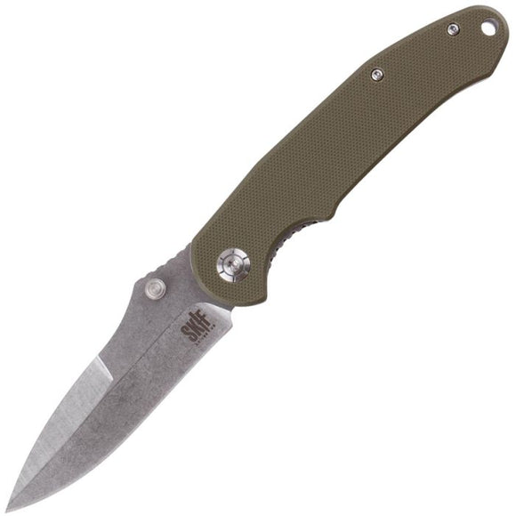 SKIF Knives Mouse Linerlock OD Olive G10 Folding 8Cr13MoV Steel Pocket Knife IS001OG