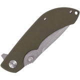 SKIF Knives Spyke Linerlock OD Green G10 Folding 8Cr13MoV Pocket Knife IS011OG