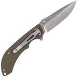 SKIF Knives Spyke Linerlock OD Green G10 Folding 8Cr13MoV Pocket Knife IS011OG