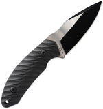 Skallywag Tactical Crows Nest Black G10 440C Stainless Fixed Blade Knife 17006