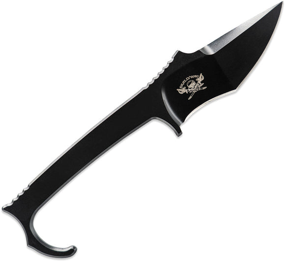 Skallywag Tactical MDV Plus One Black D2 Steel Fixed Blade Knife w/ Sheath 17010