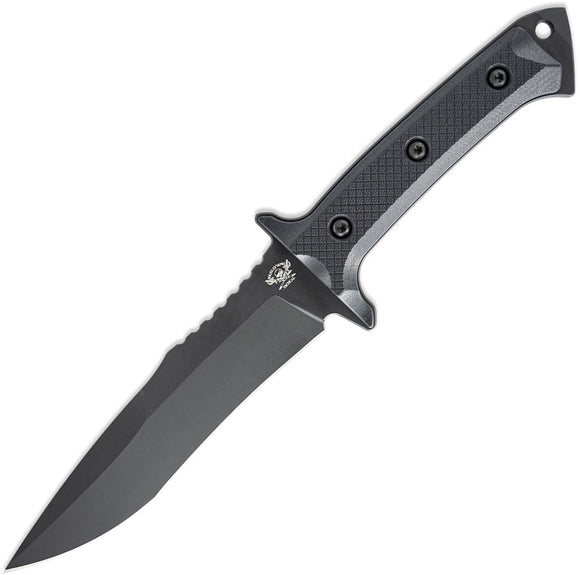 Skallywag Tactical Riptide Black G10 D2 Steel Spear Pt Fixed Blade Knife 17014