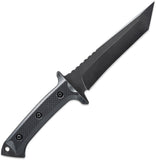 Skallywag Tactical Riptide Black G10 D2 Steel Tanto Fixed Blade Knife 17016