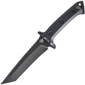 Skallywag Tactical Riptide Black G10 D2 Steel Tanto Fixed Blade Knife 17016