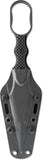 Skallywag Tactical Professional Guardian Blackout G10 D2 Steel Fixed Blade Knife 17018