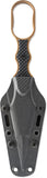Skallywag Tactical Professional Guardian Black G10 Dark Earth D2 Steel Fixed Blade Knife 17019