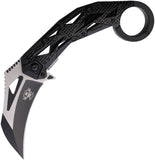 Skallywag Tactical Riptide Black G10 D2 Steel Spear Pt Fixed Blade Knife 17014