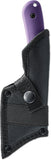 Skallywag Tactical Mantis Purple 420 Stainless Cleaver Fixed Blade Knife w/ Sheath 17028