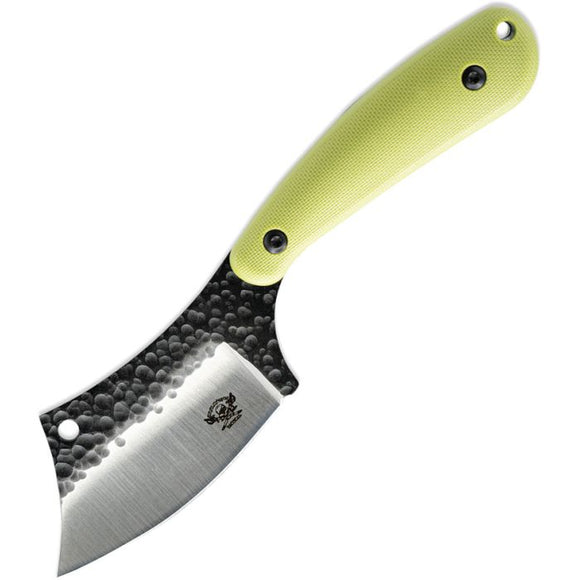 Skallywag Tactical Mantis Green 420 Stainless Cleaver Fixed Blade Knife w/ Sheath 17029