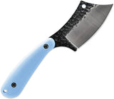 Skallywag Tactical Mantis Blue 420 Stainless Cleaver Fixed Blade Knife w/ Sheath 17030