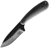 Skallywag Tactical Fireside Black 420 Stainless Fixed Blade Knife w/ Sheath 17031