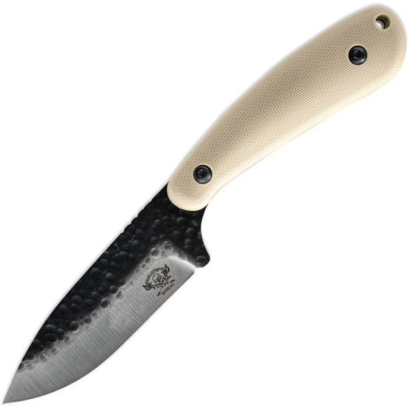 Skallywag Tactical Fireside Tan 420 Stainless Fixed Blade Knife w/ Sheath 17033